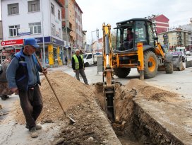 Seydişehirde alt yapı çalışmaları