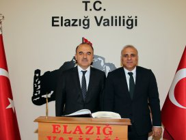 Konya Valisi Eroldan, Elazığ Valisine ziyaret
