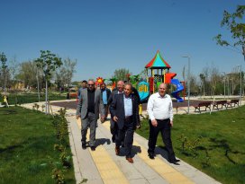 Baloğlu ve Akkaya Engelsiz Yaşam Merkezini gezdi