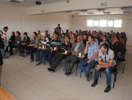 Genç çiftçilere hibe desteği anlatıldı