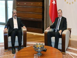 Erdoğan, Halid Meşal ile görüştü