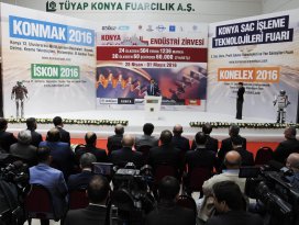 Konya Makine Fuarı törenle açıldı