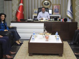 Ayşe Türkmenoğlu İlk ziyaretini Cihanbeyliye yaptı