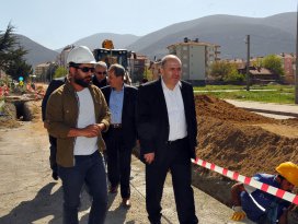 Akşehir’de doğalgaz çalışmaları devam ediyor
