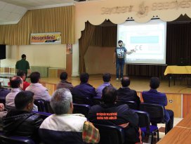 Seydişehirde Sebeltaş çalışanlarına seminer