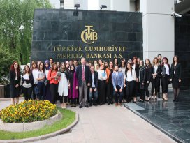 NEÜ Uygulamalı Bilimler Yüksekokulundan Merkez Bankasına ziyaret