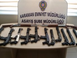 Karaman’da silah operasyonu