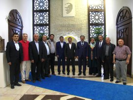 Başkan Tutal’dan Rektör Şahin’e ziyaret