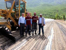 Seydişehirde asfalt çalışmaları
