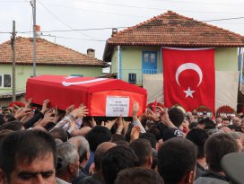 Konyalı şehit son yolculuğuna uğurlandı