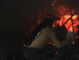 Halep ağır bombardıman altında
