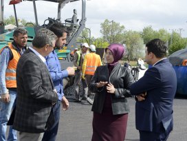 Başkan Toru, Karahüyük’deki çalışmaları inceledi
