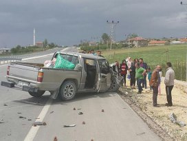 Karamanda trafik kazası: 12 yaralı