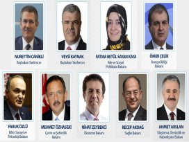 65. Hükümette 9 yeni isim