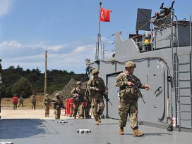 Egede hava hücum harekatı tatbikatı yapıldı