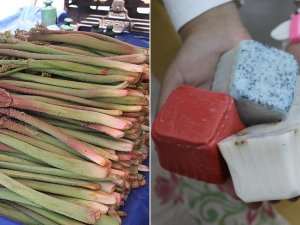 Yayla muzundan sabun yaptı
