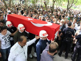 Konyalı şehit üsteğmene son görev
