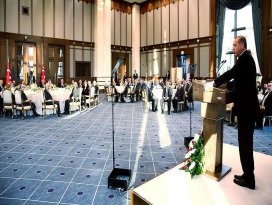 Erdoğan Sayıştay üyeleriyle bir araya geldi