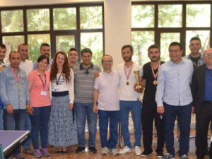 MEDAŞ çalışanları arasında masa tenisi turnuvası