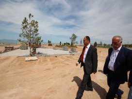 Beyşehirde yol çalışmaları