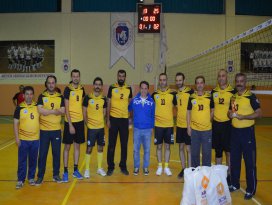 Hüyükte kurumlararası voleybol turnuvası
