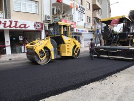 Seydişehirde asfalt çalışmaları