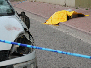 Eşini almaya giderken trafik kazasında öldü