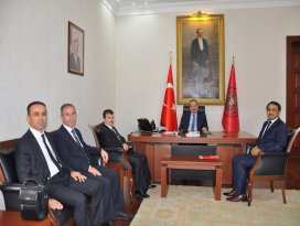 Konya basınından Vali Canbolata ziyaret