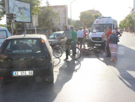Konyada trafik kazası: 2 yaralı