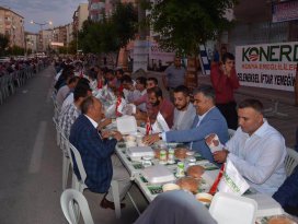 Ereğli’de mahalle iftarları devam ediyor