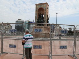 Taksim Meydanında güvenlik önlemleri alındı