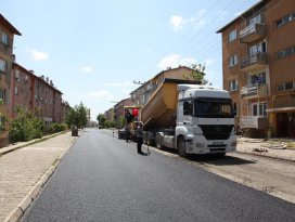 Seydişehirde asfalt çalışmaları devam ediyor