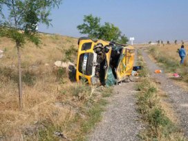 Konyada trafik kazası: 1 ölü, 4 yaralı