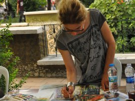 Akşehir Gülmece Parkı sanat atölyesine dönüştü