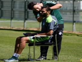 Futbolcular laktat testinden geçti