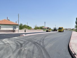 Şehir hastanesi için yeni güzergahlar asfaltlanıyor
