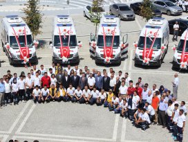 Konya’da, 19 Ambulans 112 Acil Sağlık Hizmetleri bünyesine katıldı