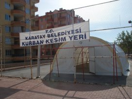Karatay’da kurban satış ve kesim yerleri belirlendi