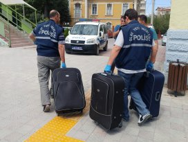 Konyada bomba ihbarı yapılan trenden 15 kilo esrar çıktı