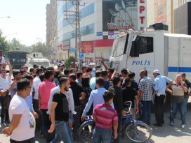 Batman’da kayyum atamasını protesto eden gruba müdahale