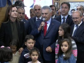 Başbakan Yıldırım, 15 Temmuz Şehitler Köşesinin açılışını yaptı