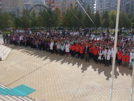 Türmak Okullarında demokrasi zaferi coşkuyla kutlandı