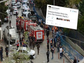 Yenibosnadaki saldırı sonrası skandal paylaşım