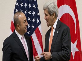 Çavuşoğlu, ABD Dışişleri Bakanı John Kerry ile görüştü
