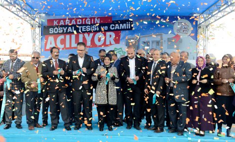 Karadiğin’e sosyal tesis ve cami
