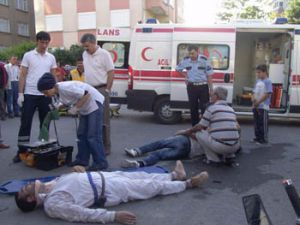 Akşehirdeki kazada 2 kişi yaralandı
