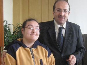Engelli Öğrencilerden Esen’e Veda Ziyareti