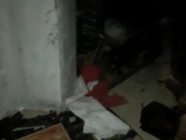 Cindereste teröristlerin cephaneliği ele geçirildi